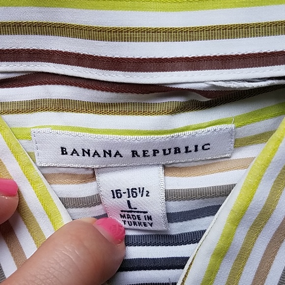 Men's Banana Republic button up - Picture 3 of 5